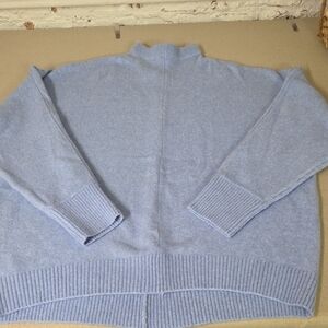Loft Wool Blend Sweater Size Xl Periwinkle Blue